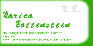marica bottenstein business card